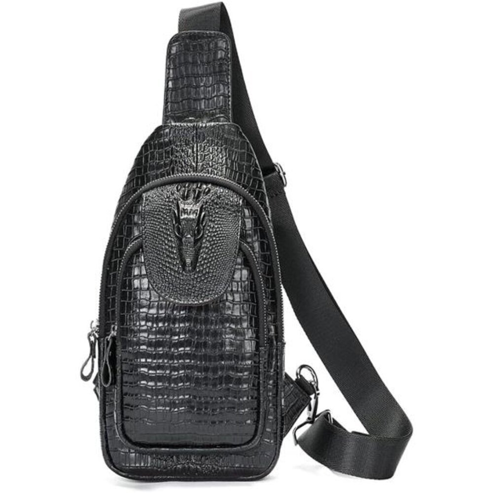 Genuine Leather Sling Bag for Men